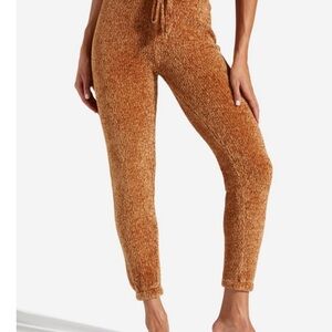 Shoe Dazzle Tan Fleece Joggers